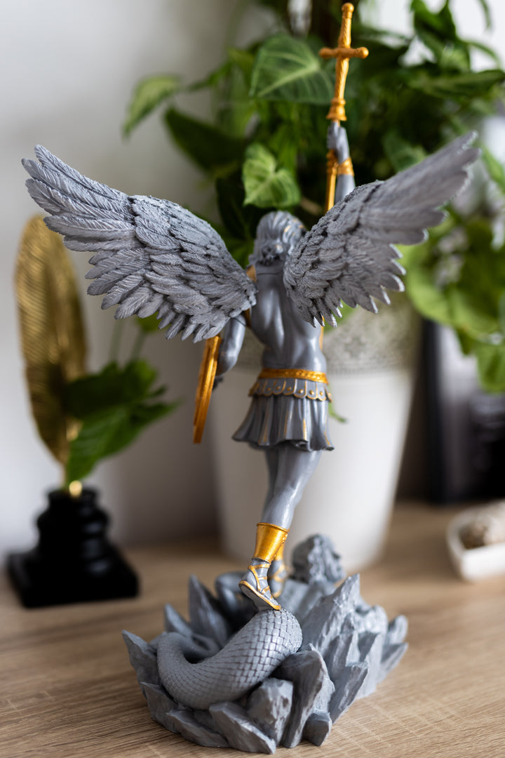 Statueta/Armonizator cu Plasma - Arhanghelul Mihail - 43 cm