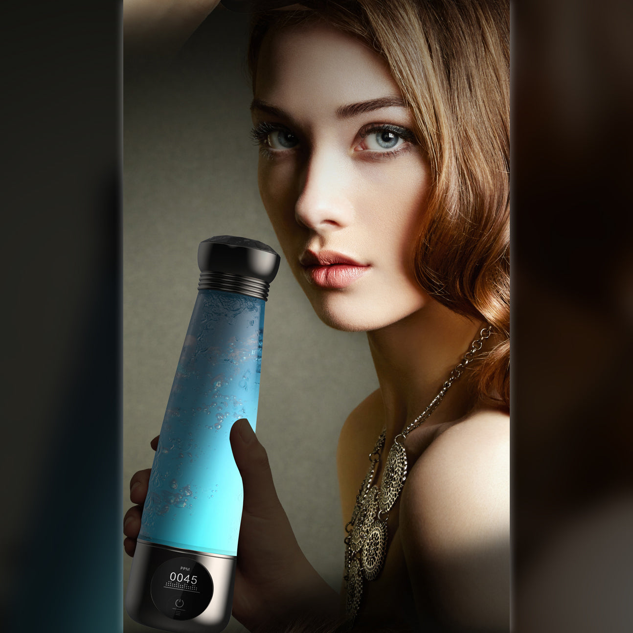 Pahar/Inhalator Hidrogenare si Ionizare apa – Life cup H800, ORP -400 mV, 3000 ppb.