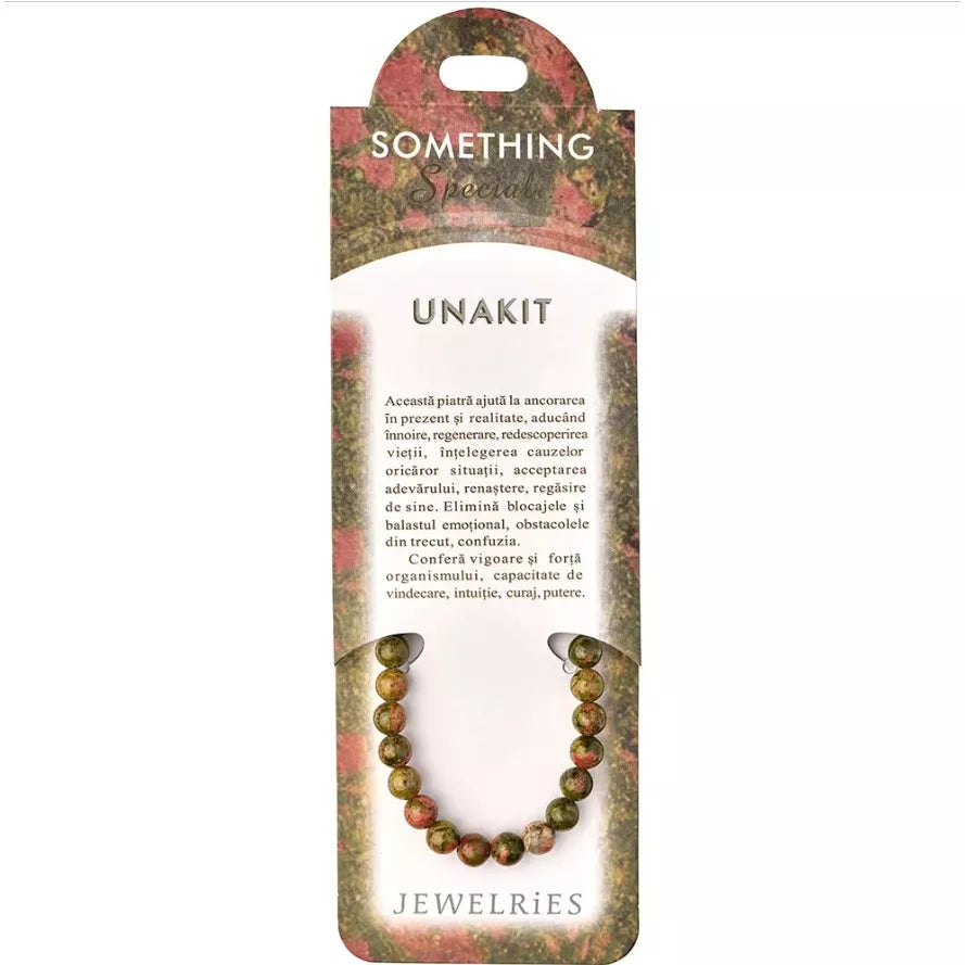 Set bratara Unakit cu felicitare personalizata, talisman de putere