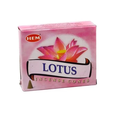 Conuri parfumate fumigatie HEM Lotus 10 buc