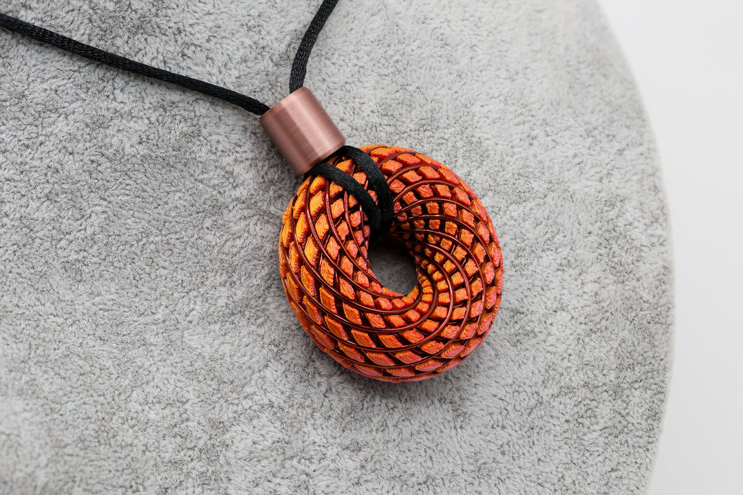 Pandantiv PlasmaThor  Rodin Coils (Roz - Auriu)