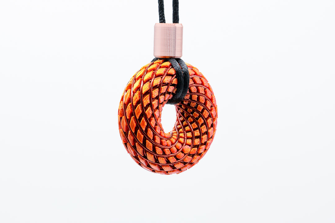 Pandantiv PlasmaThor  Rodin Coils (Roz - Auriu)
