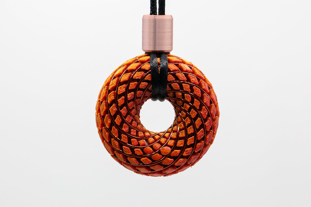 Pandantiv PlasmaThor  Rodin Coils (Roz - Auriu)