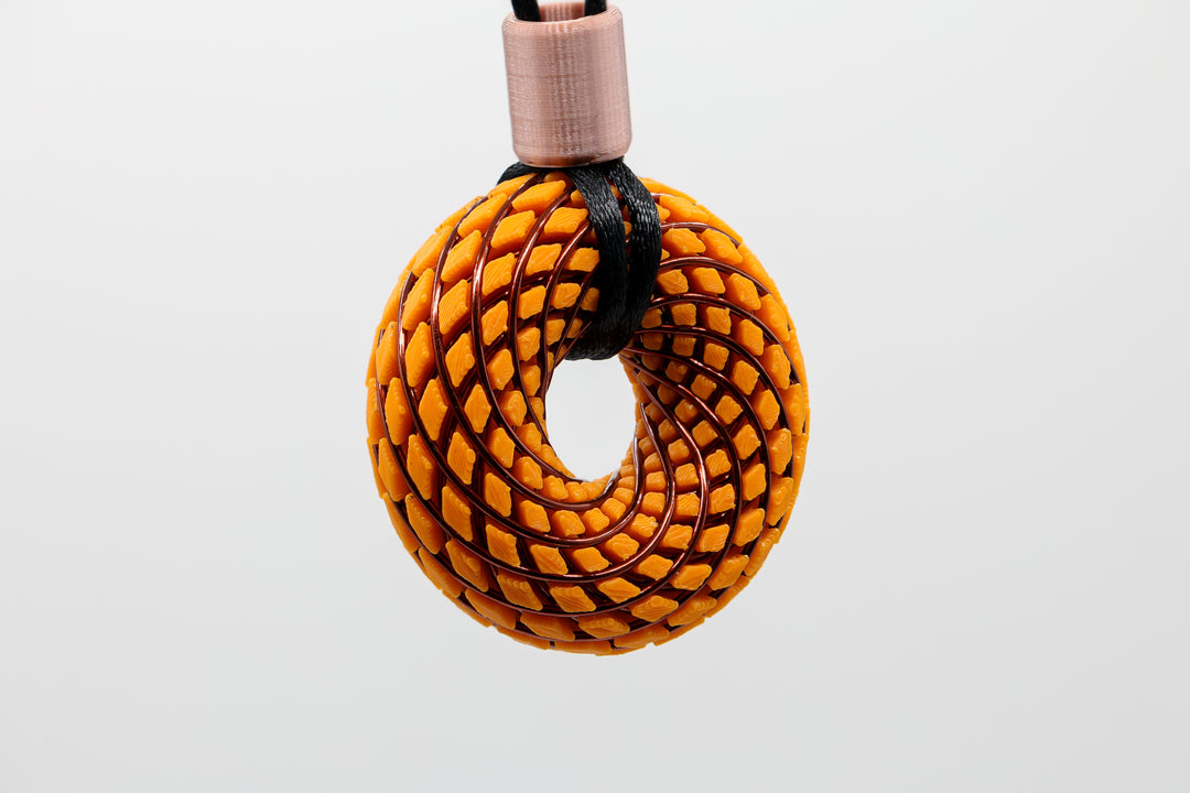 Pandantiv PlasmaThor  Rodin Coils (Roz - Auriu)