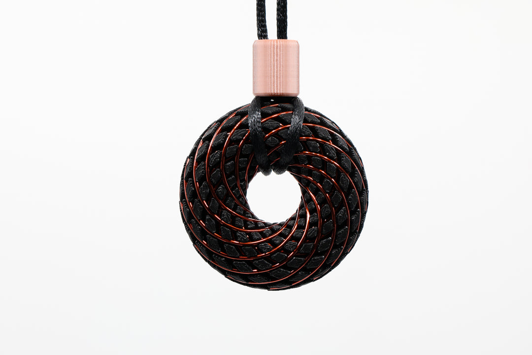 Pandantiv PlasmaThor Rodin Coils (Negru)