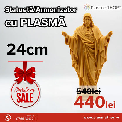 Statuetă/Armonizator cu Plasmă - Isus Hristos - 24 cm