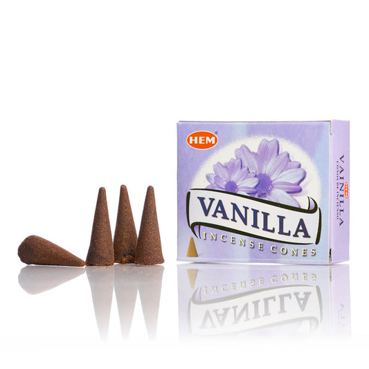 Conuri parfumate HEM Vanilla 10buc