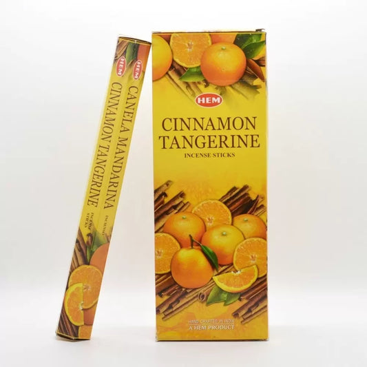 Betisoare parfumate HEM Cinnamon Tangerine 20 buc