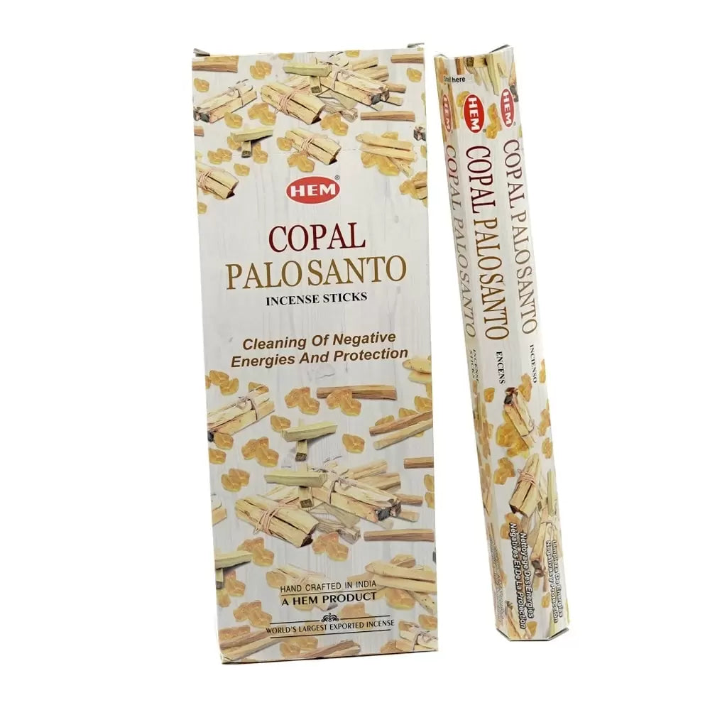 Betisoare parfumate HEM Copal Palo Santo 20 buc