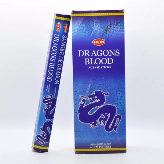 Betisoare parfumate HEM Dragons Blood Blue 20 buc