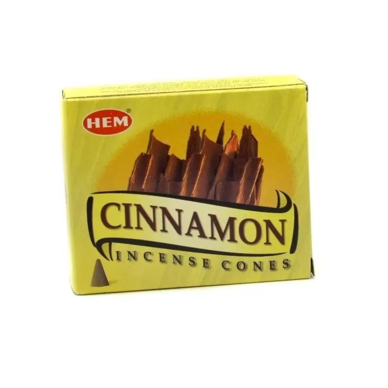 Conuri parfumate fumigatie HEM Cinnamon 10 buc