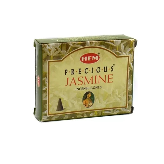 Conuri parfumate fumigatie HEM Precious Jasmine 10 buc